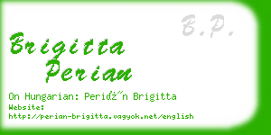 brigitta perian business card